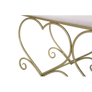 ŁAWKA HEART ROSA 105x37,5x51,5 cm